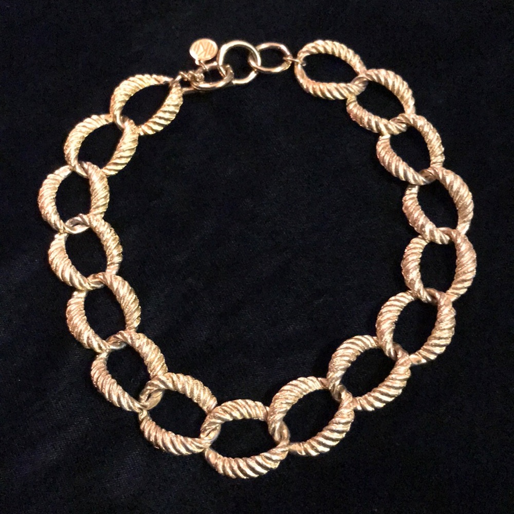 Anne Klein II Vintage Gold Tone Large Chain